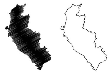 ICA Bakanlığı harita vecto
