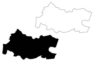Tissemsilt Eyaleti harita vecto