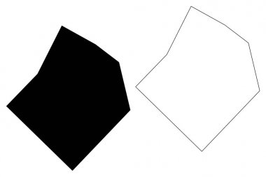 Bastrop County, Teksas harita vektörü