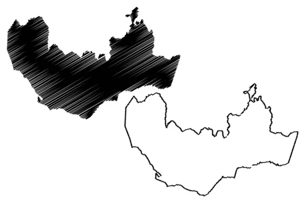 Mapa Mapa Namanganie — Wektor stockowy