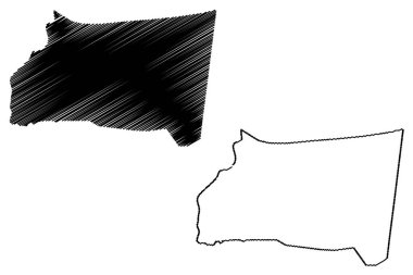 Najran bölgesi harita vecto