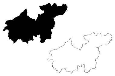 Sikasso Region map vecto