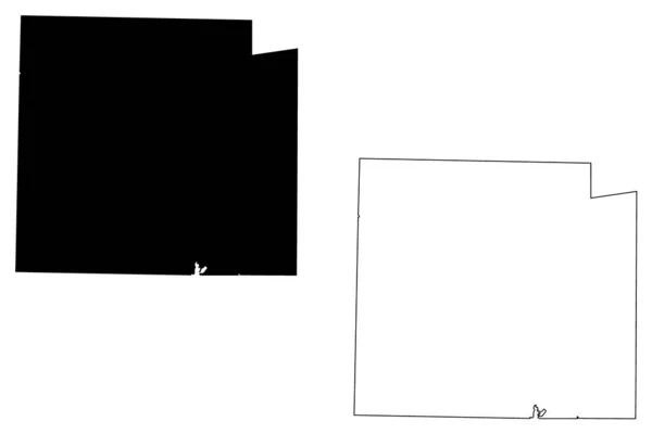 Hrabstwo Collin (Hrabstwach w Teksasie, Stany Zjednoczone Ameryki, USA, USA, USA) mapa wektorowa, szkic bazgrołów, Mapa Collin — Wektor stockowy