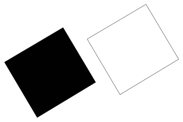 Corhulova County, Texas (okresy v Texasu, Spojené státy americké, USA, USA, USA) mapa vektorového obrázku, náčrtek mapa kordů — Stockový vektor