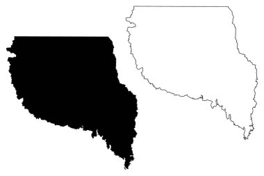 Nacogdoches County, Texas (Teksas' taki eyaletler, Amerika Birleşik Devletleri, Abd, ABD, Abd) harita vektör illüstrasyonu, karalama krokiSi Nacogdoches haritası