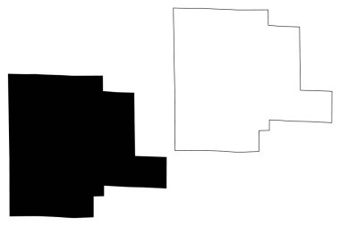 Fayette County, Alabama (Alabama'daki eyaletler, Amerika Birleşik Devletleri, Abd, ABD, Abd) harita vektör illüstrasyonu, karalama krokiSi Fayette haritası