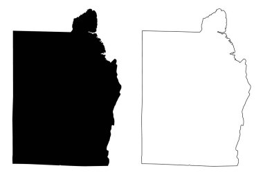 Henry County, Alabama (Alabama'daki eyaletler, Amerika Birleşik Devletleri, Abd, ABD, Abd) harita vektör illüstrasyonu, karalama krokiHenry haritası