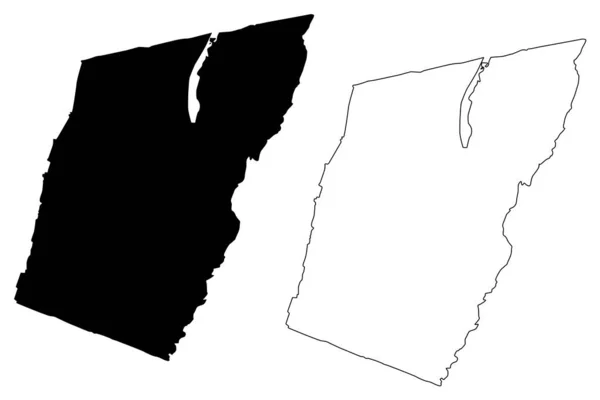 Yonkers City (United States cities, United States of America, usa city) mapa vector illustration, scribble sketch Ciudad de Yonkers mapa — Archivo Imágenes Vectoriales