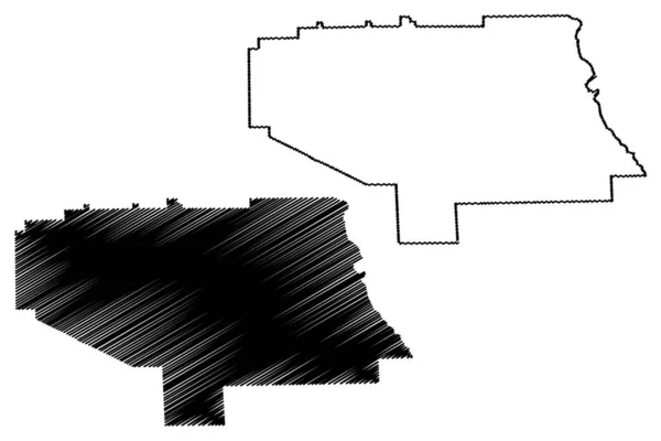 Lee County, Αλαμπάμα (κομητείες στην Αλαμπάμα, Ηνωμένες Πολιτείες της Αμερικής, ΗΠΑ, Η.Π.Α., ΗΠΑ) Χάρτης εικονογράφος, σκετς του Λι χάρτη — Διανυσματικό Αρχείο