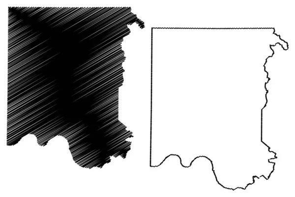 Μάντισον Κάουντι, Αλαμπάμα (κομητείες στην Αλαμπάμα, Ηνωμένες Πολιτείες της Αμερικής, ΗΠΑ, Η.Π.Α., ΗΠΑ) χάρτη απεικόνιση διανυσματικού σχεδίου, σκίτσο του Μάντισον χάρτη — Διανυσματικό Αρχείο