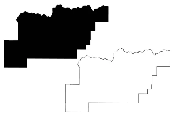 Clark County Idaho County Spojené Státy Americké Usa Usa Map — Stockový vektor