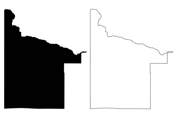 Twin Falls County Idaho Condado Estados Unidos América Eua Eua —  Vetores de Stock