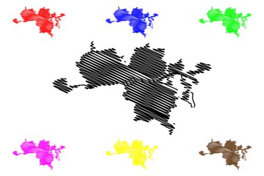 Smolensk Şehri (Rusya Federasyonu, Rusya) harita vektör çizimi, Smolensk harita şehri