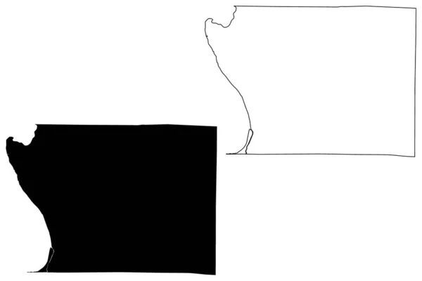 Union County Illinois County Vereinigte Staaten Von Amerika Usa Usa — Stockvektor