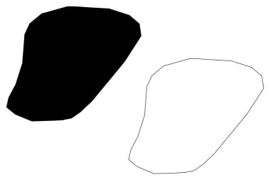 Dera Ghazi Khan City (Pakistan İslam Cumhuriyeti, Punjab Eyaleti) harita vektör çizimi, çizim şehri D. G. Khan 'ın haritası.