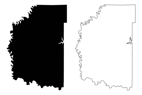 Contea Daviess Daviess County Indiana Stati Uniti America Stati Uniti — Vettoriale Stock