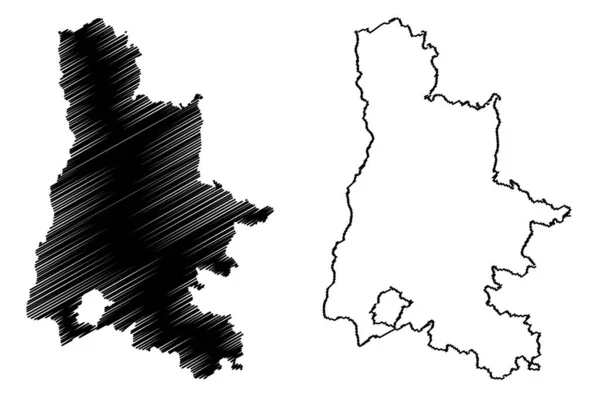 Drome Departmanı Fransa Fransa Cumhuriyeti Auvergne Rhone Alpes Bölgesi Ara — Stok Vektör