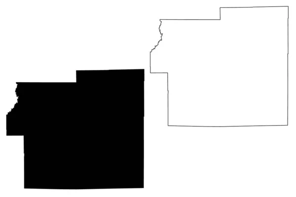 Comté Morgan Indiana Comté Des États Unis États Unis Amérique — Image vectorielle