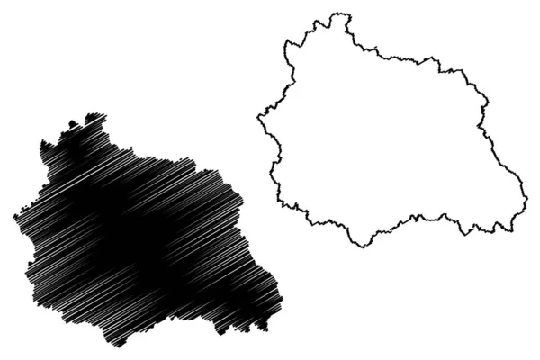 Département Puy Dôme France République Française Région Auvergne Rhône Alpes — Image vectorielle