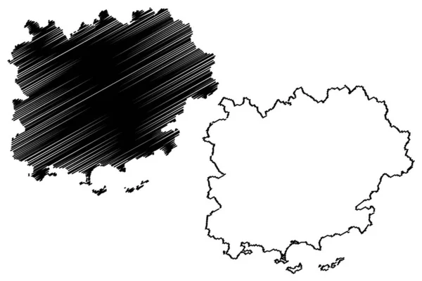 Var Region France Map Gráfico Vectorial Mapa De Var ▷ Imagen Vectorial Mapa De Var | Depositphotos
