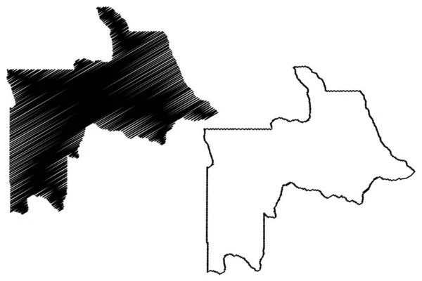Lewis County Idaho Usa Usa Karta Vektor Illustration Klotskiss Lewis — Stock vektor