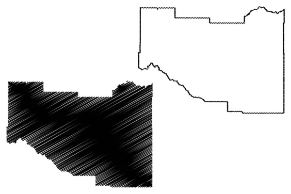 Comté Madison Idaho Comté Des États Unis États Unis Amérique — Image vectorielle