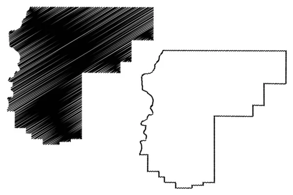 Payette County Idaho County United States America Usa Mapa Vector — Archivo Imágenes Vectoriales