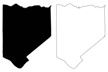 Burnaby Şehri (Kanada, Britanya Kolumbiyası Eyaleti) harita vektör çizimi, çizim şehri Burnaby haritası
