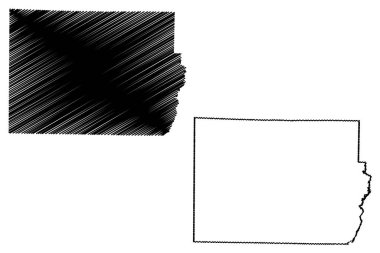 Perry County, Illinois (ABD eyaleti, ABD, ABD, ABD) harita vektör çizimi, Perry harita çizimi