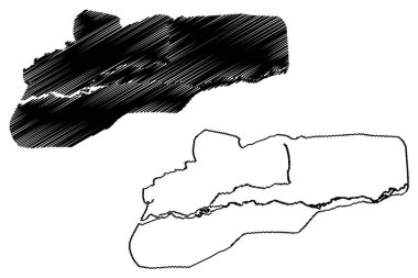 Ulaanbaatar Şehri (Moğolistan) harita vektör çizimi, çizim şehri Ulan Bator haritası