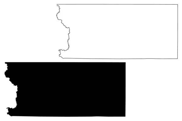Lyon County Iowa Abd Eyaleti Amerika Birleşik Devletleri Abd Abd — Stok Vektör