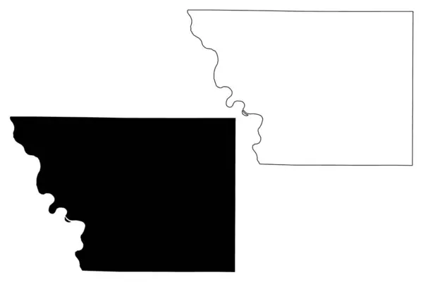 Monona County Iowa Ηπα Ηνωμένες Πολιτείες Της Αμερικής Ηπα Ηπα — Διανυσματικό Αρχείο