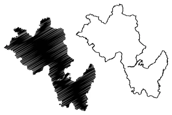 Pohang City Corea Del Sur República Corea Rok Provincia Gyeongsang — Vector de stock