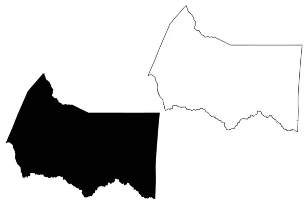 Marion County Kentucky County United States America Usa Mapa Wektor — Wektor stockowy