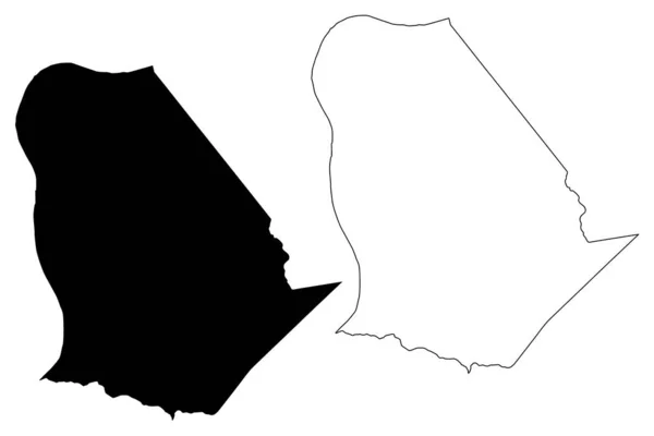 Trimble County Kentucky County United States America Usa Mapa Vector — Archivo Imágenes Vectoriales
