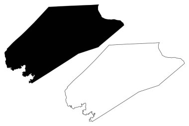 Webster County, Kentucky (Amerika Birleşik Devletleri, ABD, ABD) harita vektör çizimi, çizim çizimi Webster haritası