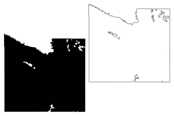 Comté Blue Earth Minnesota Comté Des États Unis États Unis — Image vectorielle