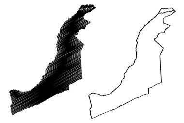 Huancayo Şehri (Peru Cumhuriyeti, Junin Bölümü) harita vektör çizimi, Huancayo harita şehrini karala