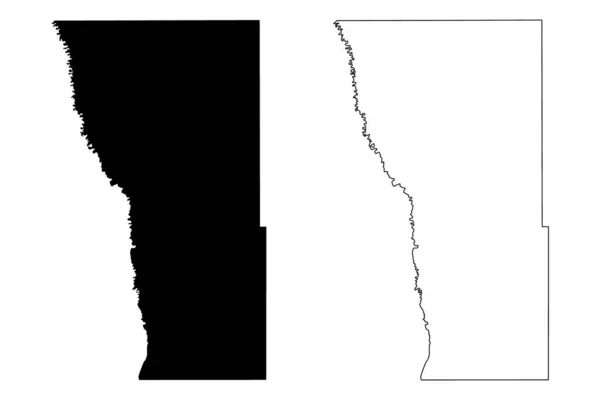 Wilkin County Minnesota County United States America Usa Векторная Иллюстрация — стоковый вектор
