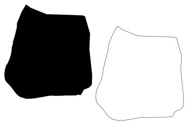 Hartum Kuzey Şehri (Sudan Cumhuriyeti, Hartum Eyaleti) harita vektör çizimi, Khartoum Bahri haritasının robot resmini çiz