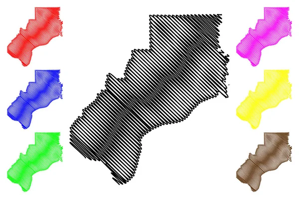 Spencer County Indiana County Spojené Státy Americké Usa Usa Map — Stockový vektor