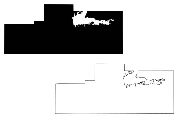 Grenada County Missississippi Ηπα Ηνωμένες Πολιτείες Της Αμερικής Ηπα Ηπα — Διανυσματικό Αρχείο