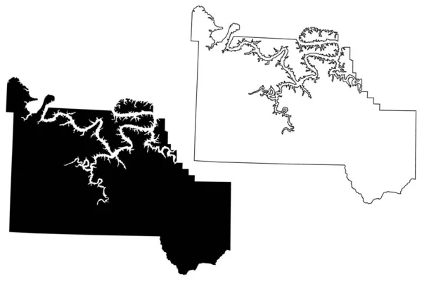 Camden County Missouri Ηπα Ηνωμένες Πολιτείες Της Αμερικής Ηπα Ηπα — Διανυσματικό Αρχείο