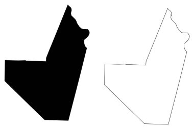 Moniteau County, Missouri (ABD, Amerika Birleşik Devletleri, ABD, ABD) harita vektör çizimi, karalama çizimi Moniteau haritası