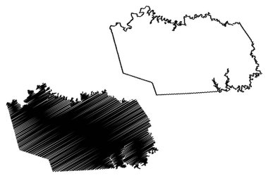 Grayson County, Kentucky (Amerika Birleşik Devletleri, ABD, ABD) harita vektör çizimi, kroki Grayson haritası