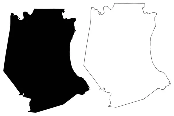 Jefferson County Missouri County Spojené Státy Americké Usa Usa Map — Stockový vektor