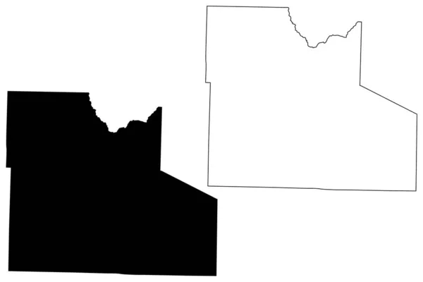 Comté Laclede Missouri Comté Des États Unis États Unis Amérique — Image vectorielle