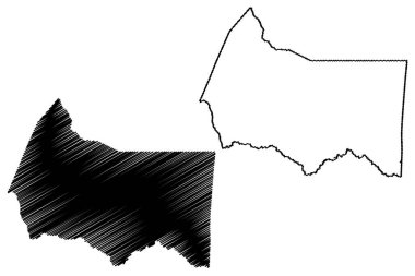 Marion County, Kentucky (Amerika Birleşik Devletleri, ABD, ABD) harita vektör çizimi, Marion haritası çizimi