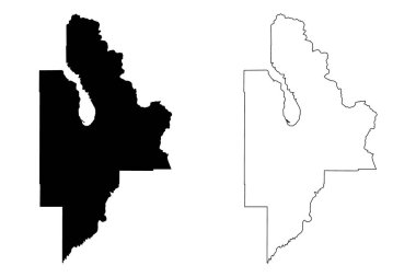 Broadwater County, Montana (Amerika Birleşik Devletleri, ABD, ABD) harita vektör çizimi, Broadwater haritası çizimi
