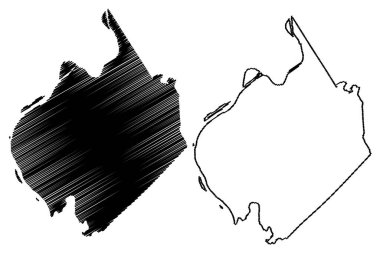 Union County, Kentucky (ABD eyaleti, Amerika Birleşik Devletleri, ABD, ABD) harita vektör çizimi, çizim Birlik haritası